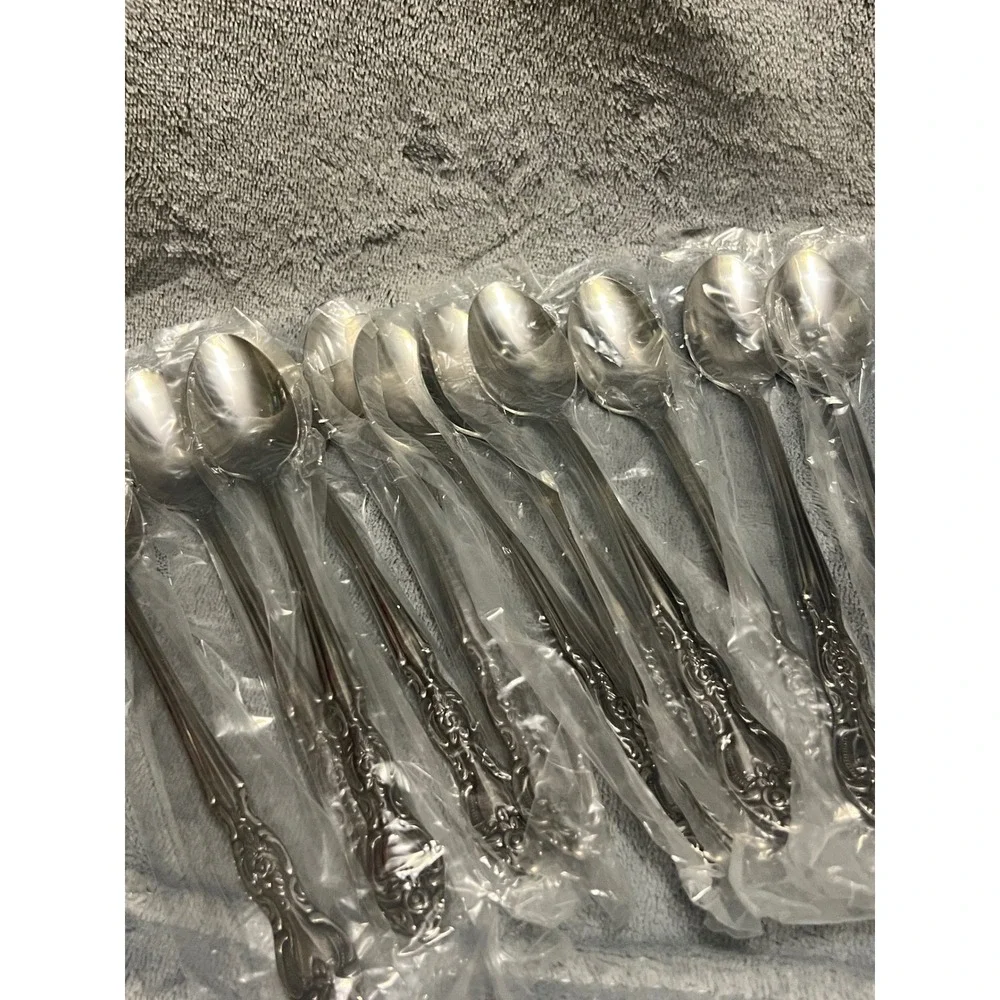 1847 Rogers Bros Eternally Yours Teaspoons Set‎ of 11 Silverplate 7.25